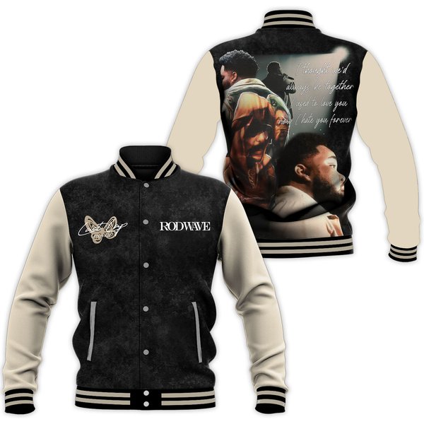 Rod Wave Baseball Jacket, Last Lap Tour Concert Jacket, Gift For Fan