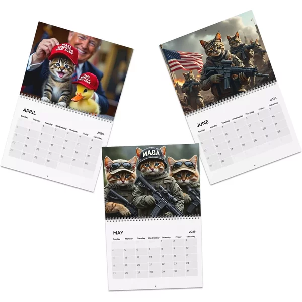 Maga Trump Cat Calendar (2025)-image