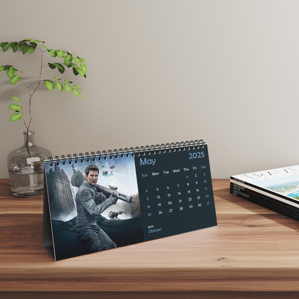 2025 Tom Cruise Movie Desk Calendar