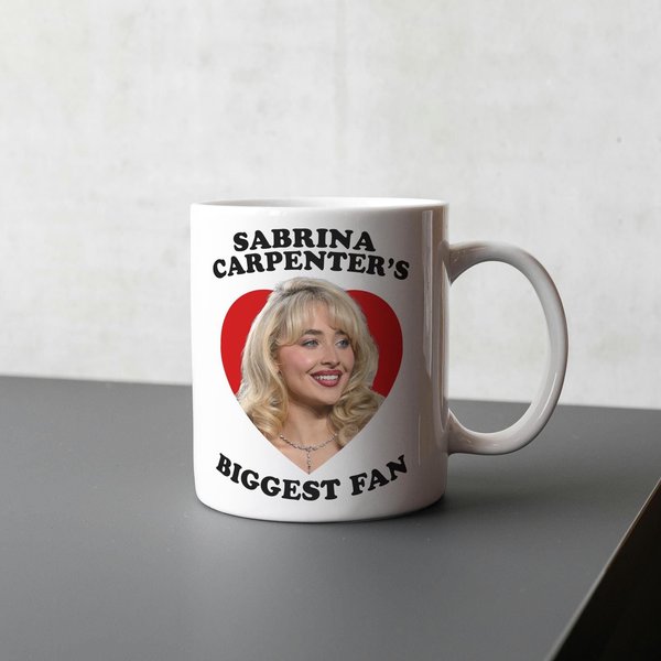 Sabrina Carpenter's Biggest Fan Mug, Ceramic Coffee Cups For Music Lovers, Perfect Gift For Fan