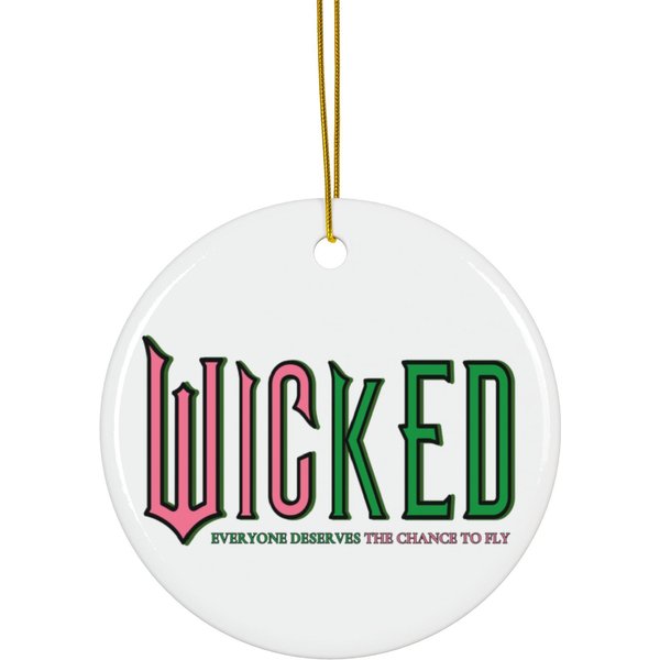 Wicked Inspired Christmas Ornament-image