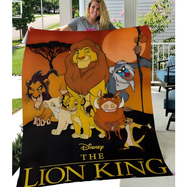 Lion King Plush Fleece Blanket