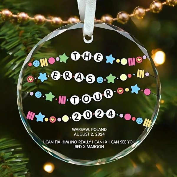 Custom Eras Ornament, Tour 2024 Ornament, It Was Rare I Was There