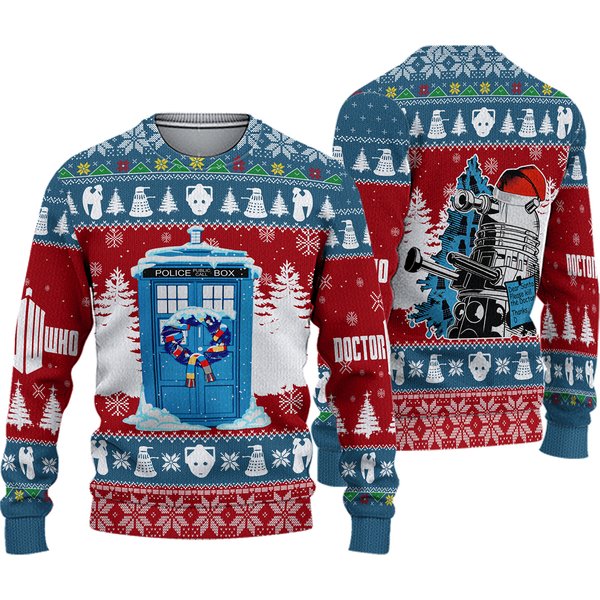 Doctor Who Merry Christmas Ugly Sweater-image