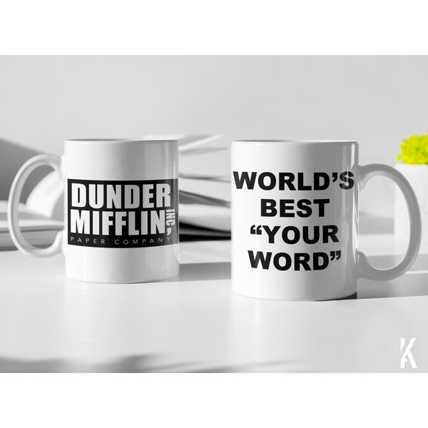 Personalized The Office Mug - Dunder Mifflin Gift For Fans