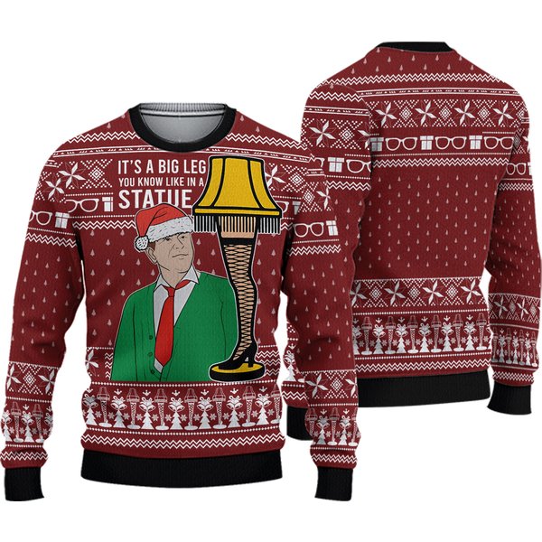 Parker And Leg Lamp A Christmas Story Christmas Sweater-image