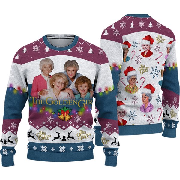 Stay Golden Sitcom Ugly Christmas Sweater Stay Golden In Style-image