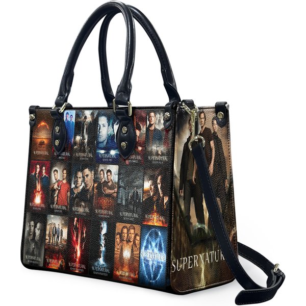 Supernatural Sitcom Leather Bag,Supernatural Bags And Purse,Supernatural Lover-image