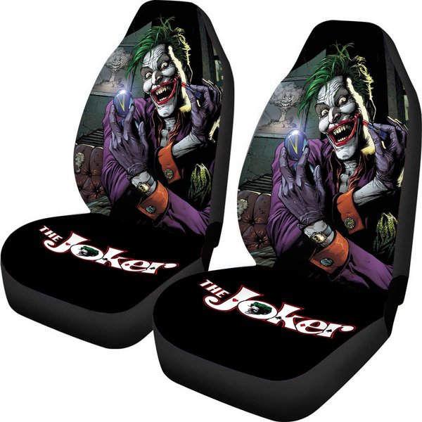 The Joker Smile Hahaha Car Seat Covers-image
