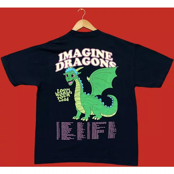 Imagine Dragons 2025 Loom World Tour T-Shirt-image