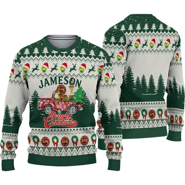 Jameson Funny Character 3D Ugly Christmas Sweaters-image