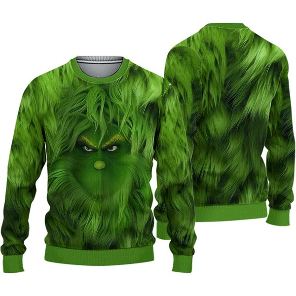 The Funny Character With A Sneaky Smile Christmas Ugly Sweater