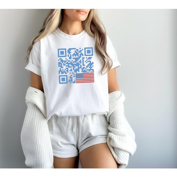 Trump Dance Qr Code Shirt, Trump Maga Shirt-image