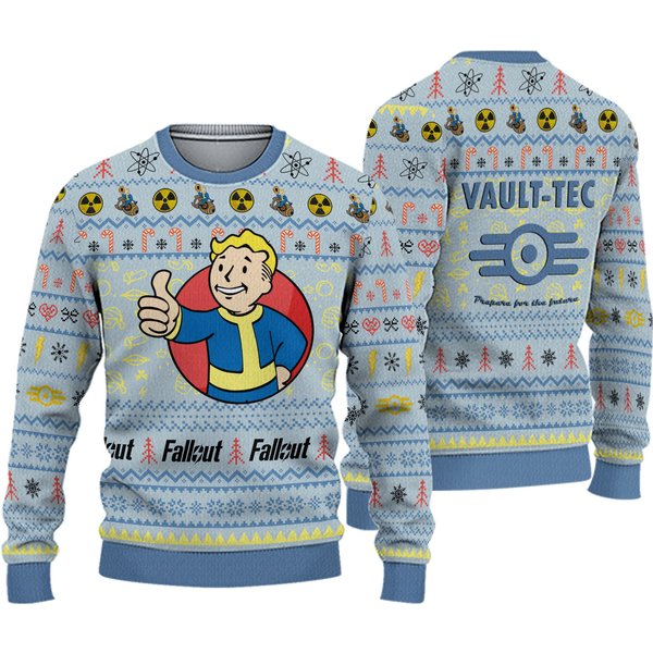 Falllout Vault-Tec Prepare For The Future Ugly Christmas Sweater-image