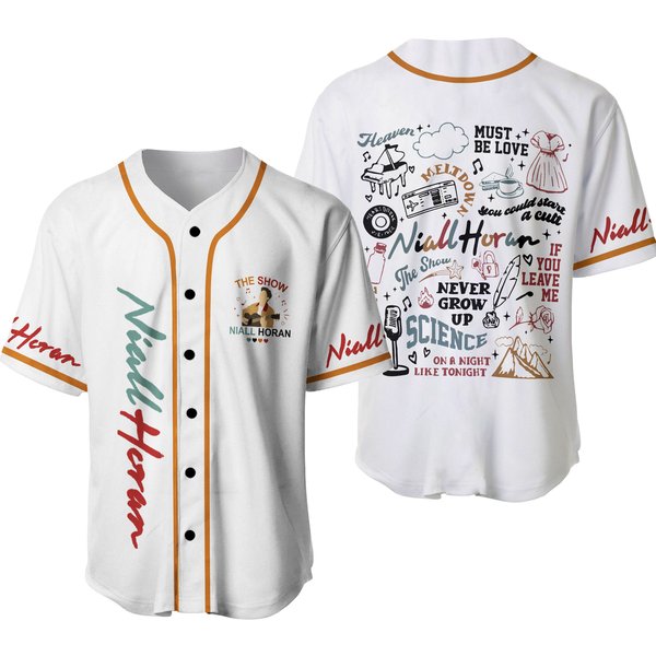 Niall Horan The Show Tracklist Jersey, Niall Horan Tour 2024 Jersey Shirt-image