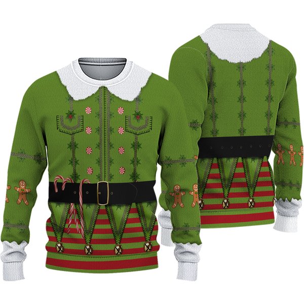 Christmas Elf Movie Sweater, Elf Movie Ugly Sweater-image