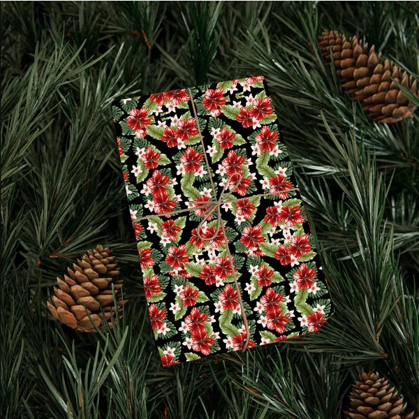 Christmas Gift Wrap | Hawaiian Christmas Wrapping Paper | Gift Wrapping Paper-image