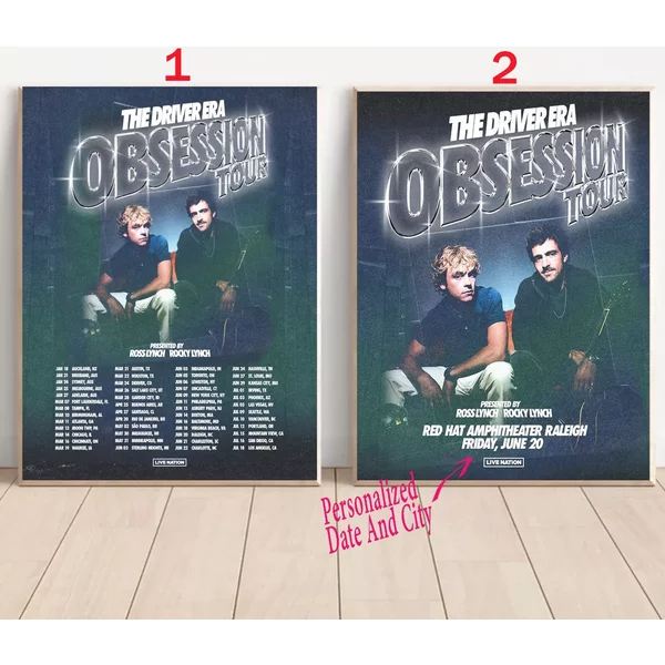 Custom The Driver Era Obsession Tour 2025 Poster-image