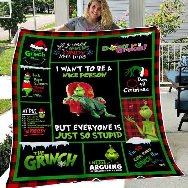 Funny Character Fleece Blanket-image