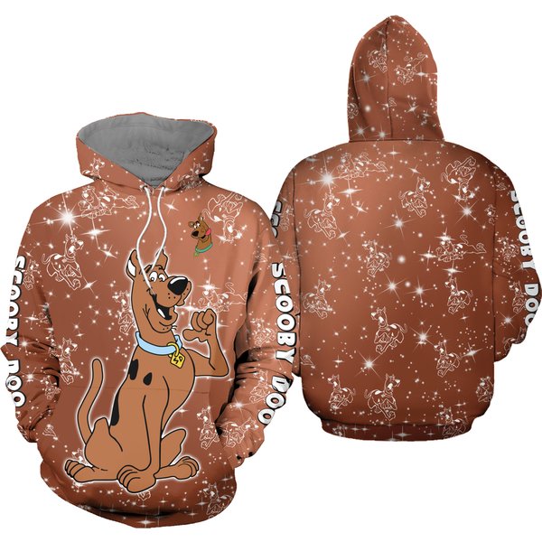 Love Scooby Doo Dog Hoodie 3D Printed-image