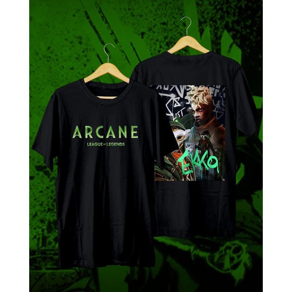 Ekko T-Shirt Firelight Arcane - League Of Legends-image