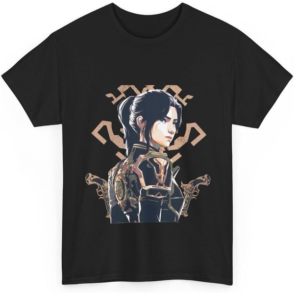 Caitlyn League Of Legends Graphic Tee, Arcane Movie Series Unisex-image