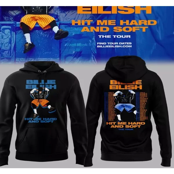 Billie Eilish 2024 Hit Me Hard And Soft Tour Schedule 3d Hoodie