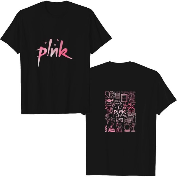 P!Nk Lyric Album Song Doodle Art Water Color Pink Bundle-image