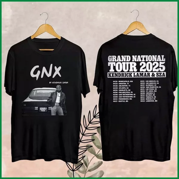 Grand National Tour T-Shirt, Kendrick Lamar Tour 2025 Fan Shirt-image