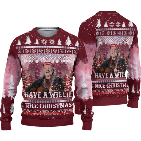Nelson Have A Willie Nice Christmas Ugly Sweater-image