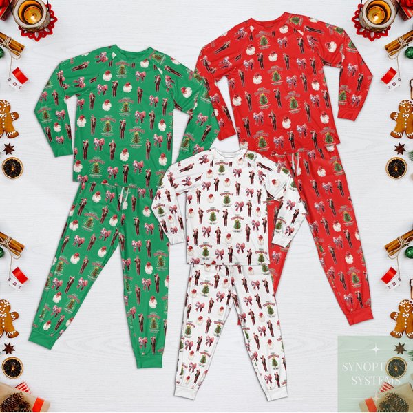 Trump Dancing Pajamas Set, Make American Great Again Christmas Pajamas, Republican Xmas Pajamas-image