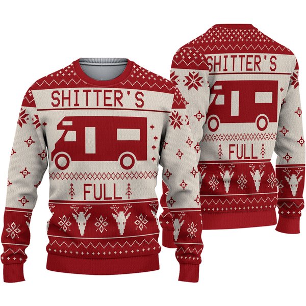 Christmas Vacation Shitters Full Movie Ugly Christmas Sweater-image