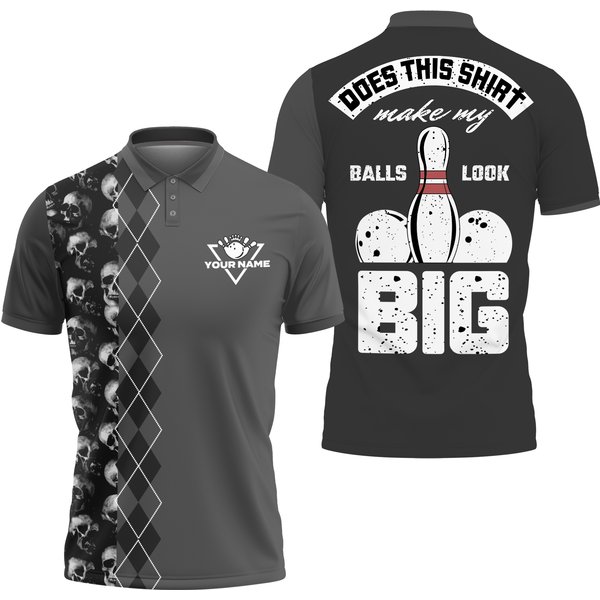 Customize Funny Bowling Saying Bowling Team Polo Shirt-image