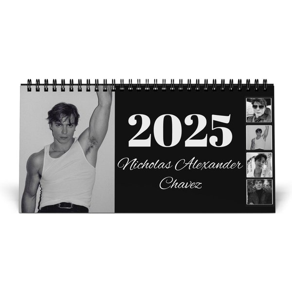 2025 Nicholas Alexander Chavez Desktop Calendar, Desk Calendar, 2025 Wall Calendar