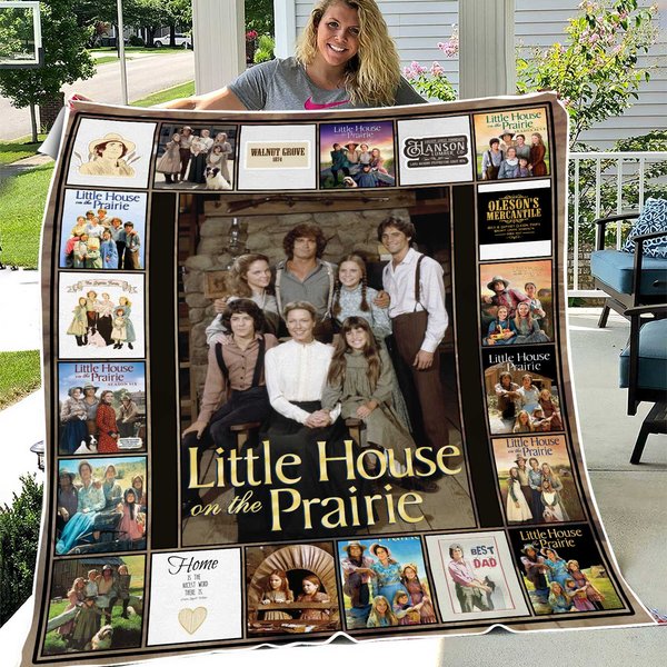 Little House On The Prairie Fleece Blanket, Little House Blanket