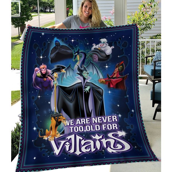 Villains Character Quilt Fleece Blanket-image