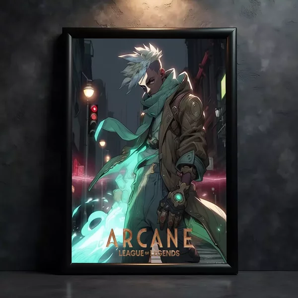 Ekko Arcane Animated Series League Of Legends Poster Print - No Frame-image