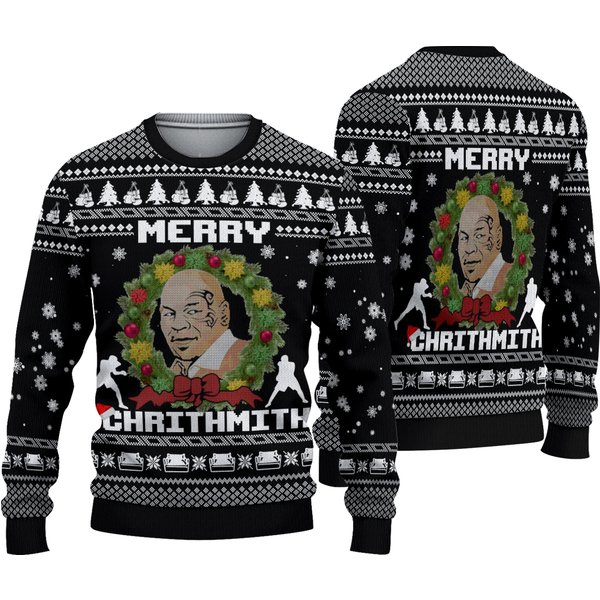 Mike Tyson Merry Christmith Christmas Sweater-image