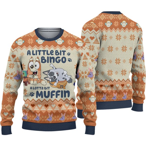 Blueydad Ugly Christmas Sweater | A Little Bit Bingo A Little Bit Muffin-image