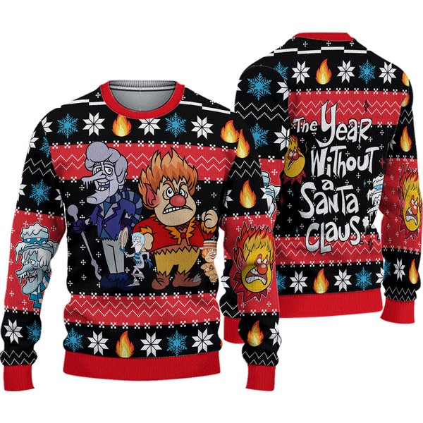 The Year Without A Santa Claus Sweater, Heat Miser And Snow Miser-image