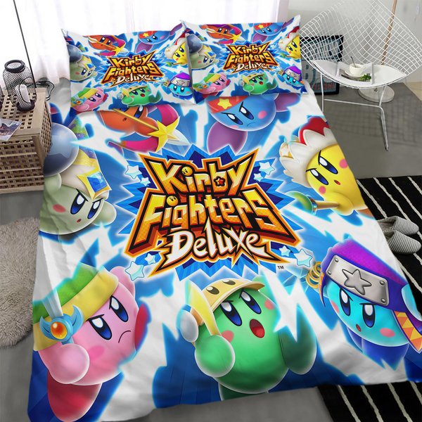 Personalized Kirby Bedding Set For Kids-image