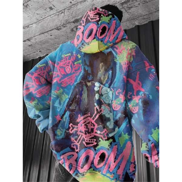 Anime Arcane League Jinx Hoodies 3D Printing Men/Women Cartoon Hoodie - Jx01-image
