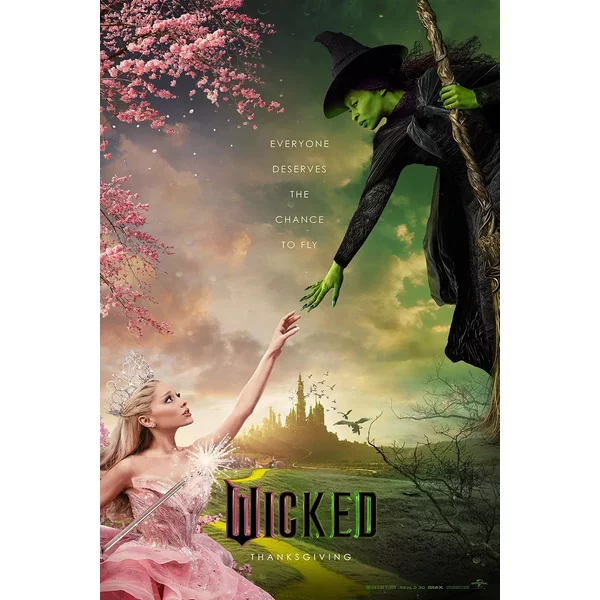 Wicked (2024 Ariana, Cynthia Erivo) Movie Poster - Las031-image