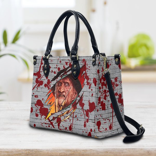 Horror Halloween Characters Leather Bag Purse-image