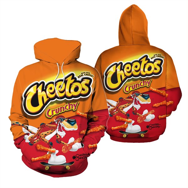Snack Cheetos Costume 3D Hoodie, Halloween Chocolate Bar Cosplay 3D-image