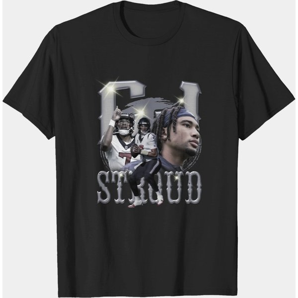Cj Stroud Houston Vintage T-Shirts-image