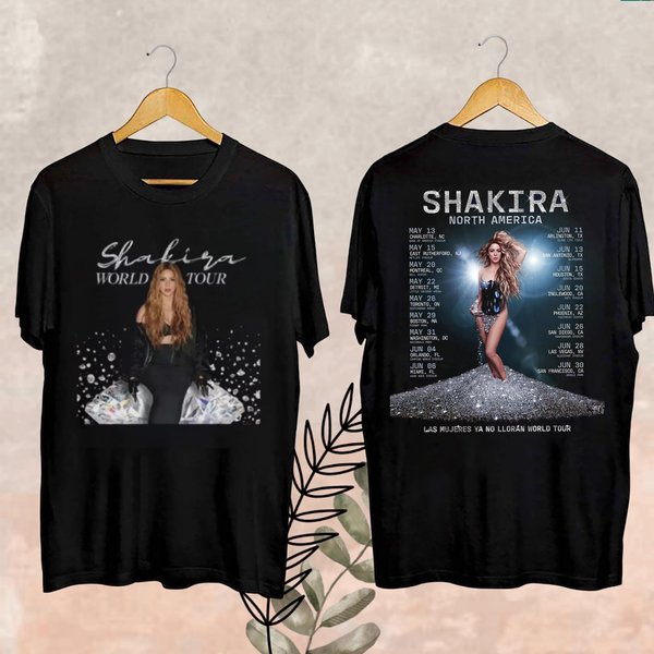 Shakira Shirt, Shakira Las Mujeres Ya No Lloran World Tour 2025 Fan Shirt, Las Mujeres Ya No Lloran Fan Gift-image