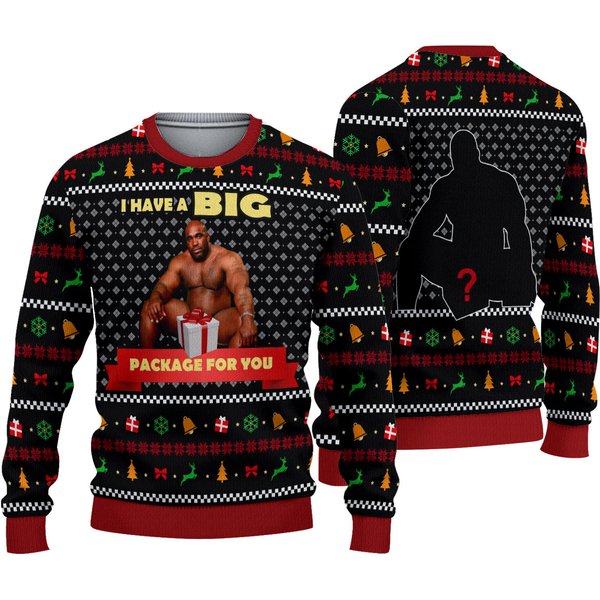 Big Package Ugly Christmas Sweater, I Have Big Package For You-image