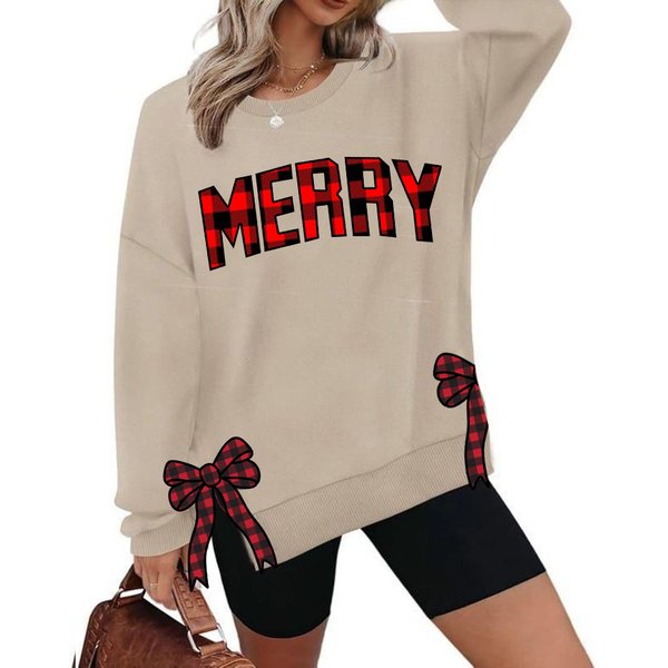 Merry Side Bow Cut-out T-shirt