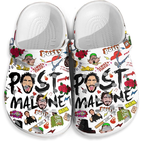 Post Malone Clogs Shoes, Post Malone Clogs-image